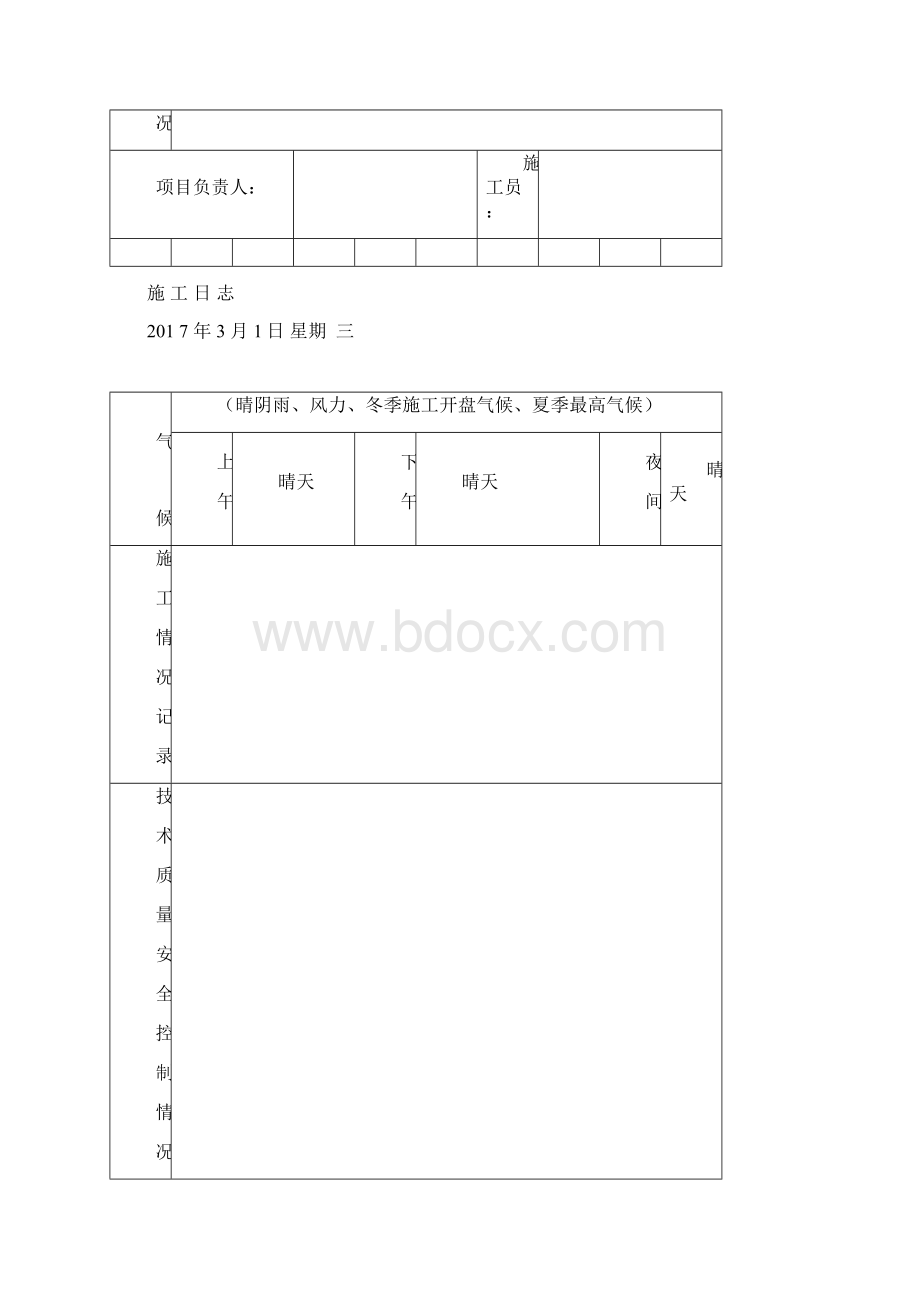 施工日志样板.docx_第2页