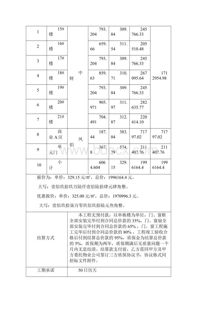 塑钢门窗投标书样本.docx_第2页