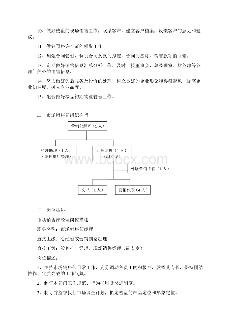 最新市场营销部销售工作岗位管理工作制度手册范本.docx_第3页