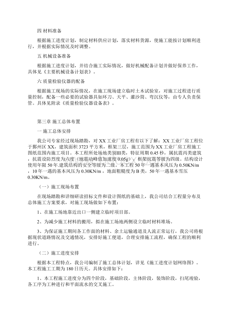 工业厂房工程施工招标技术标.docx_第3页