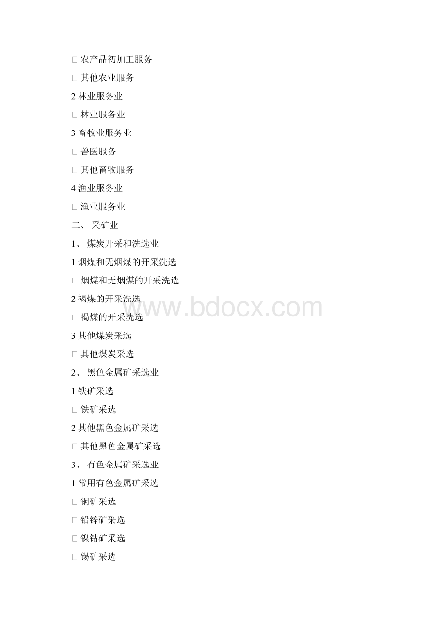 行业类别一览表Word文档下载推荐.docx_第3页