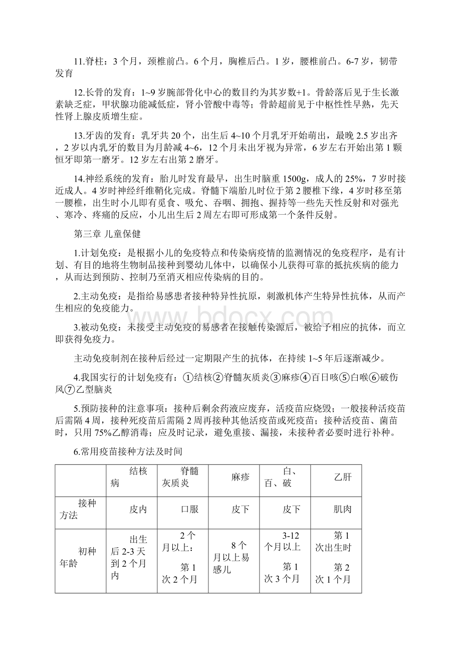 儿科护理学重点内容整理.docx_第3页