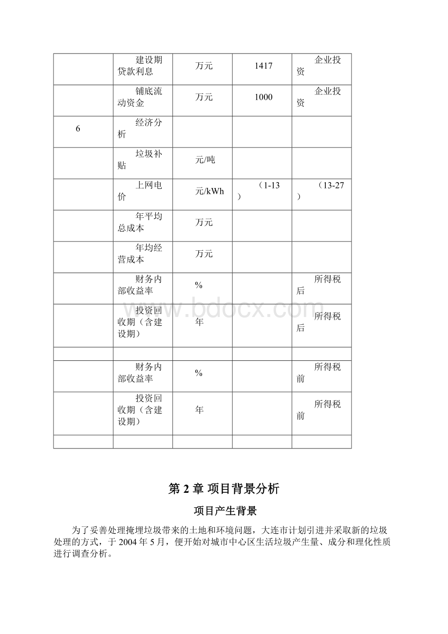 大连垃圾发电项目可研报告.docx_第3页