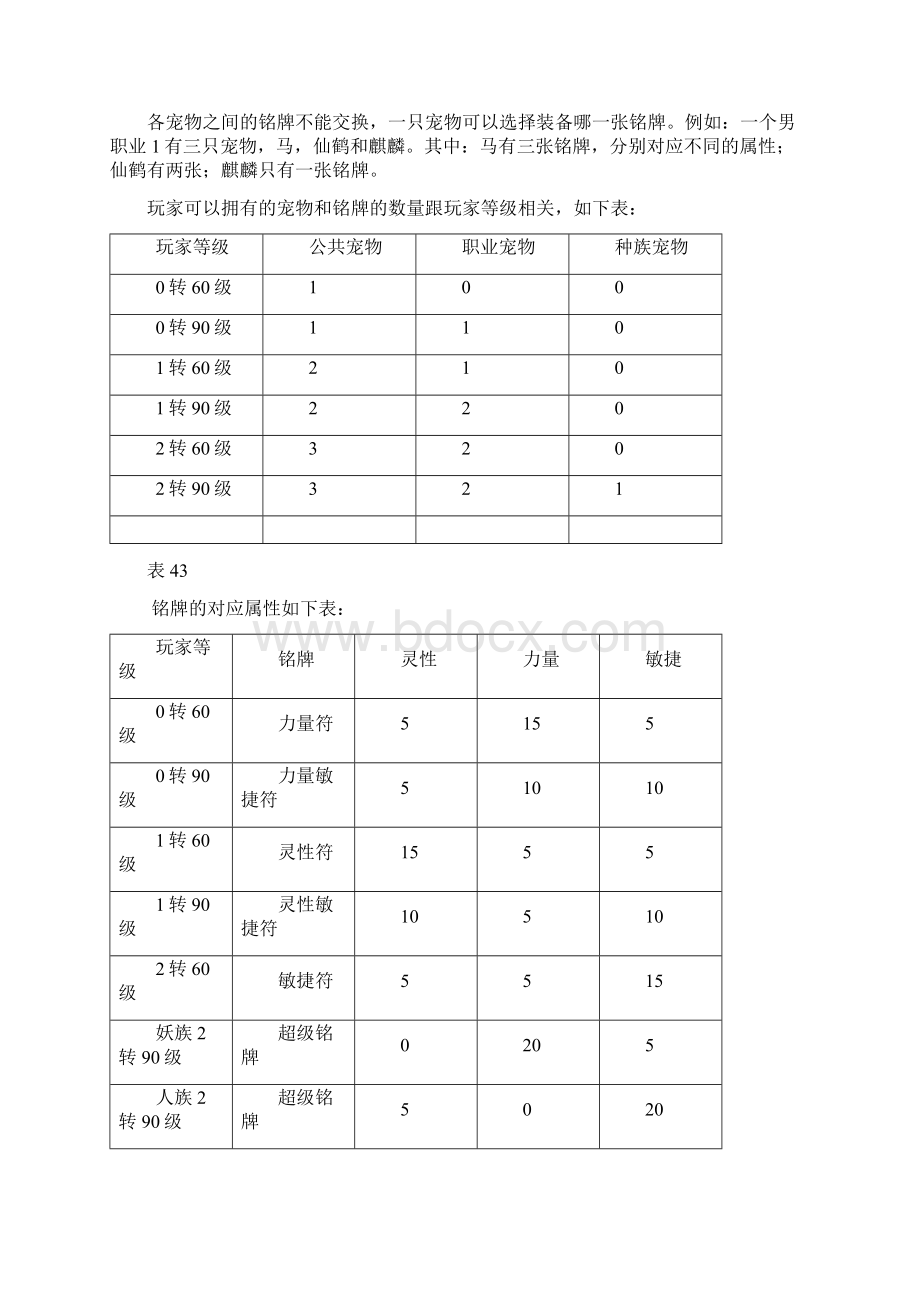 MMORPG宠物系统文案.docx_第3页