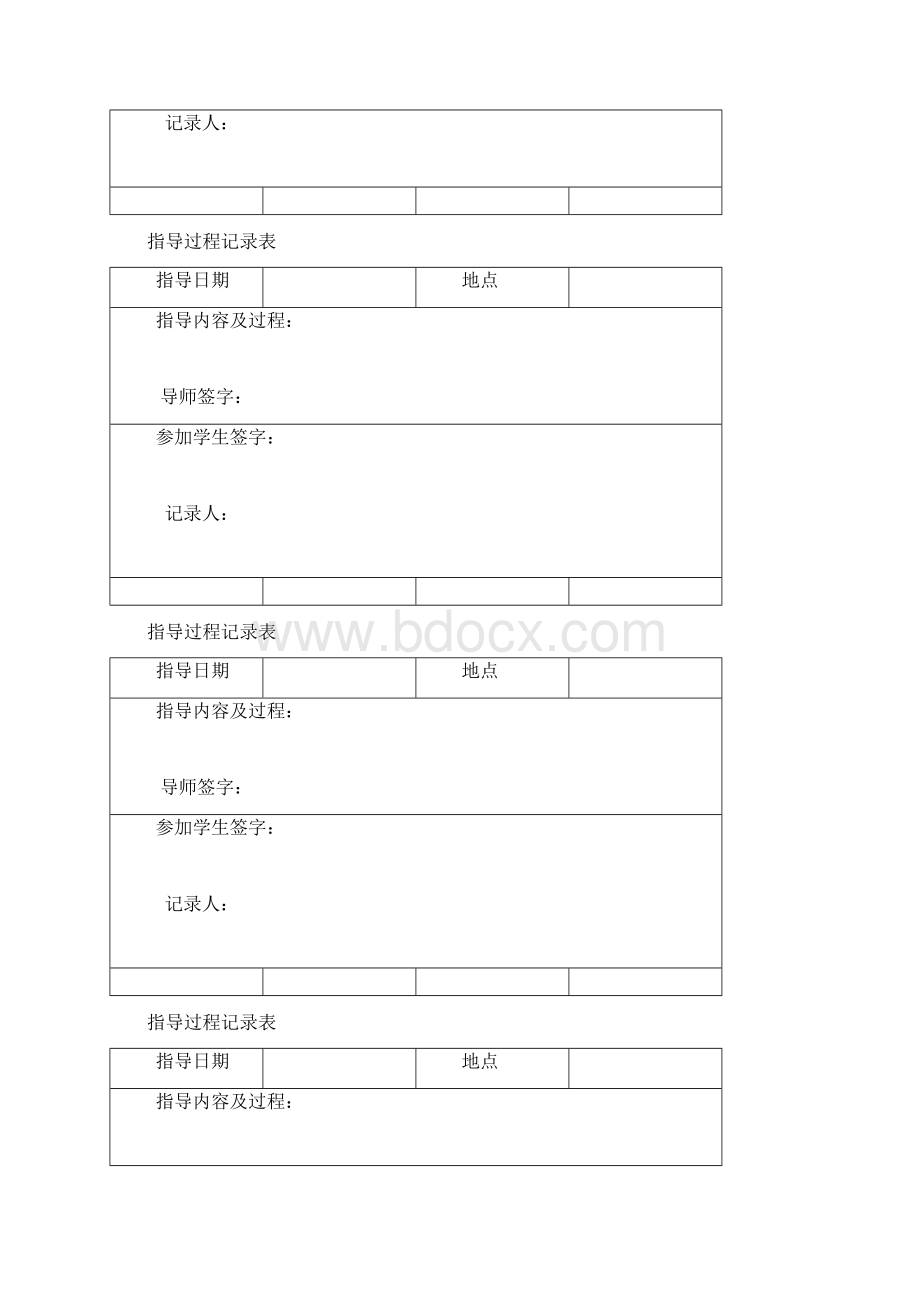 湖北文理学院研究生导师指导学生过程记录册.docx_第3页