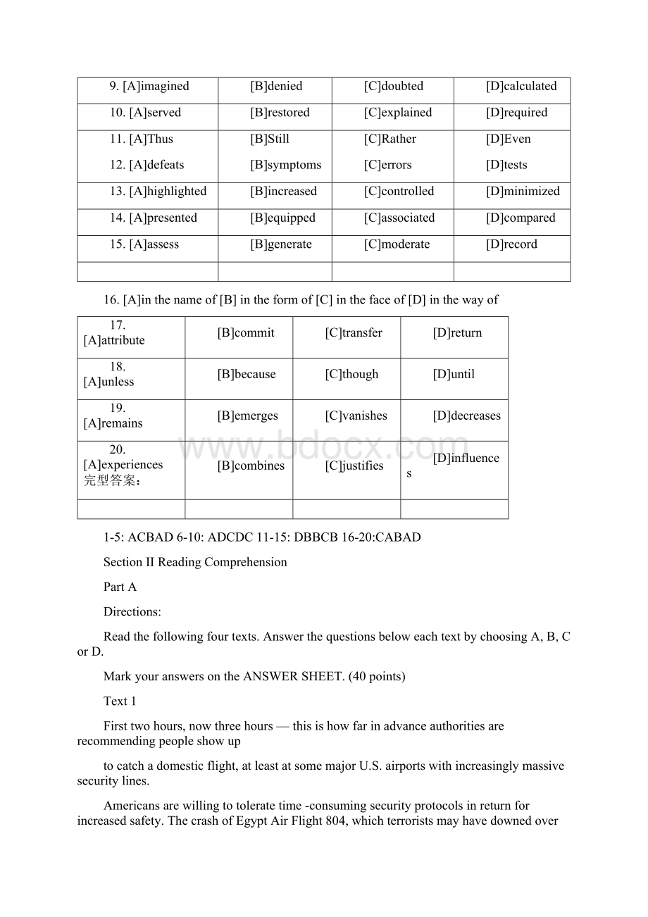 考研英语一真题及答案解析推荐文档Word下载.docx_第2页