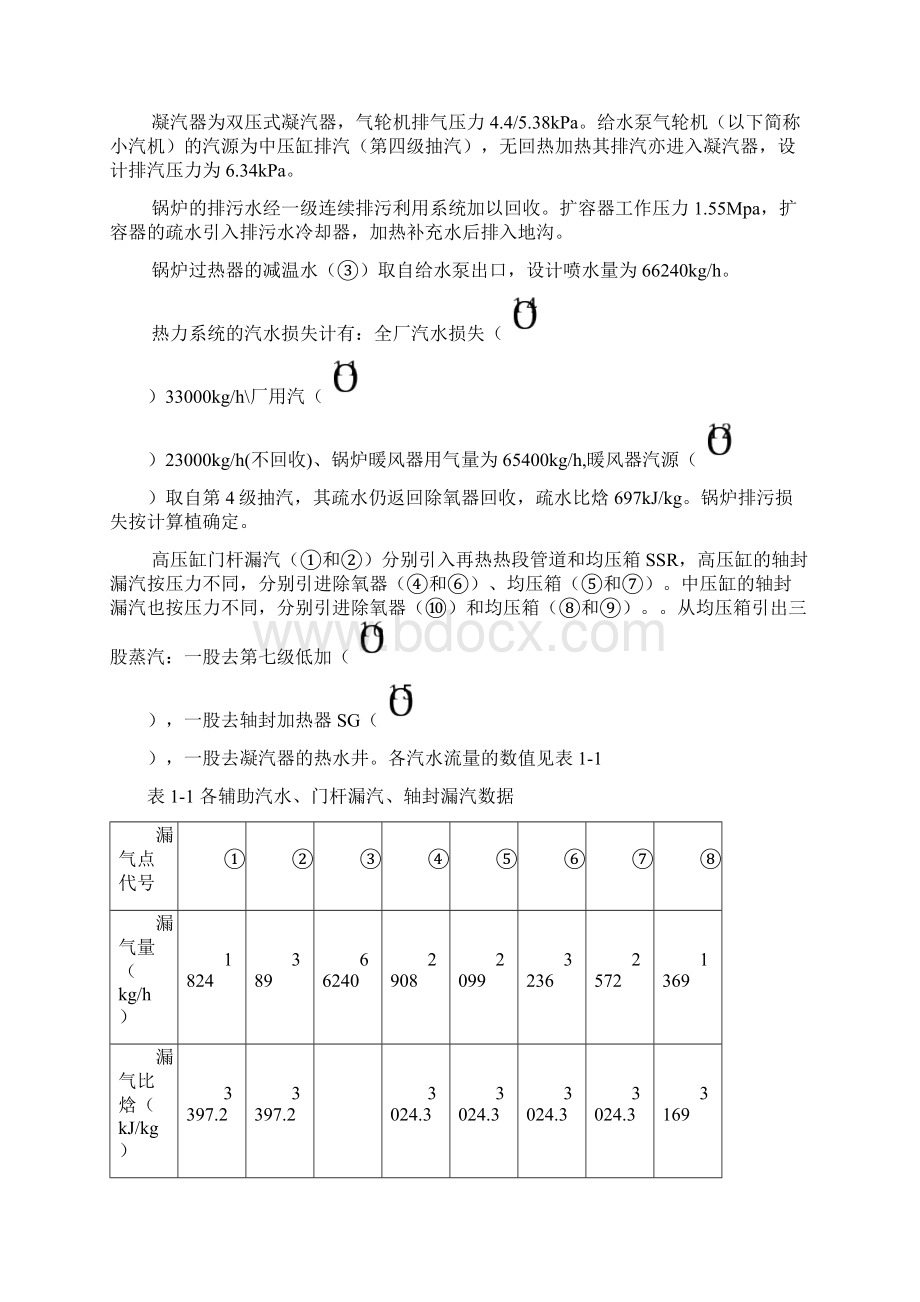 热力发电厂课程设计660MW凝汽式机组全厂原则性热力系统计算.docx_第2页