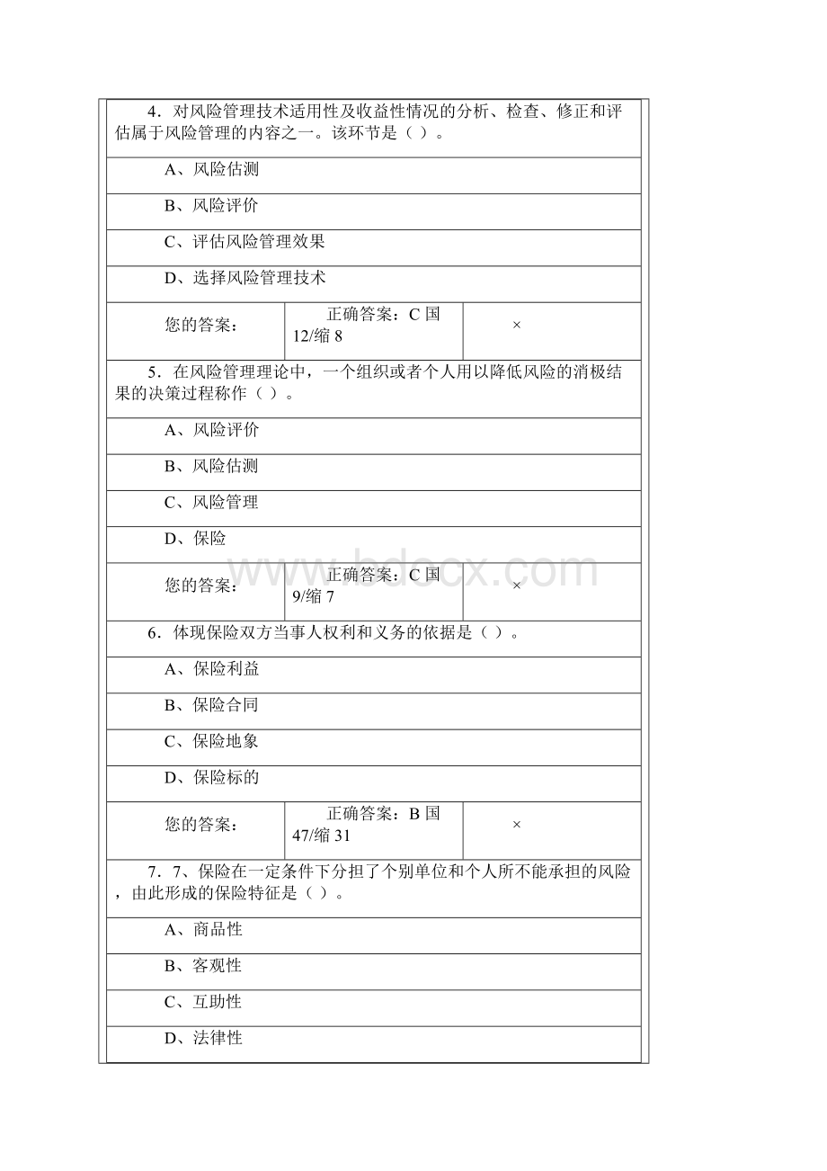 保险代理人模拟考试试题及答案1Word格式文档下载.docx_第2页