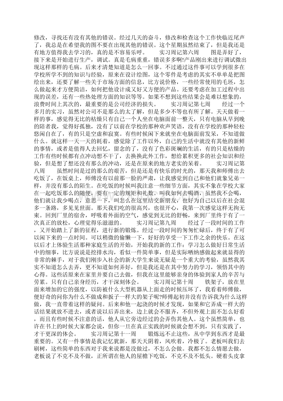 计算机顶岗实习周记20篇Word格式.docx_第2页