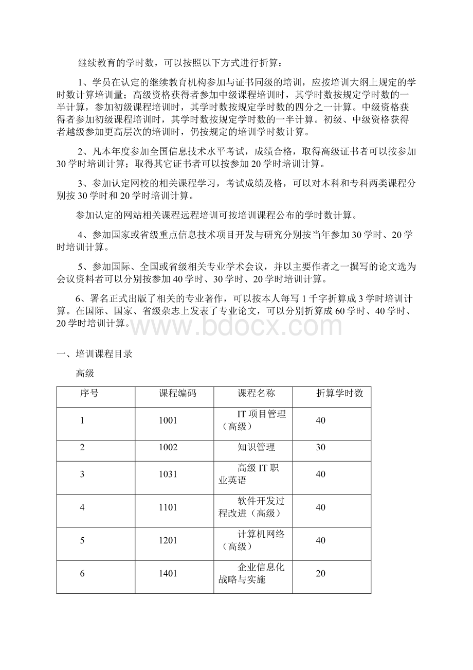 计算机技术与软件专业技术人员继续教育培训大纲.docx_第2页