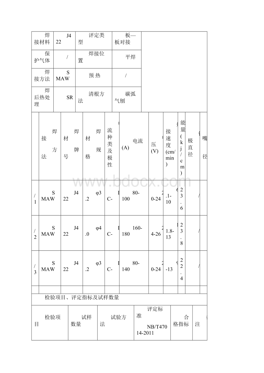 SWAM焊接工艺评定格式标准讲解文档格式.docx_第3页