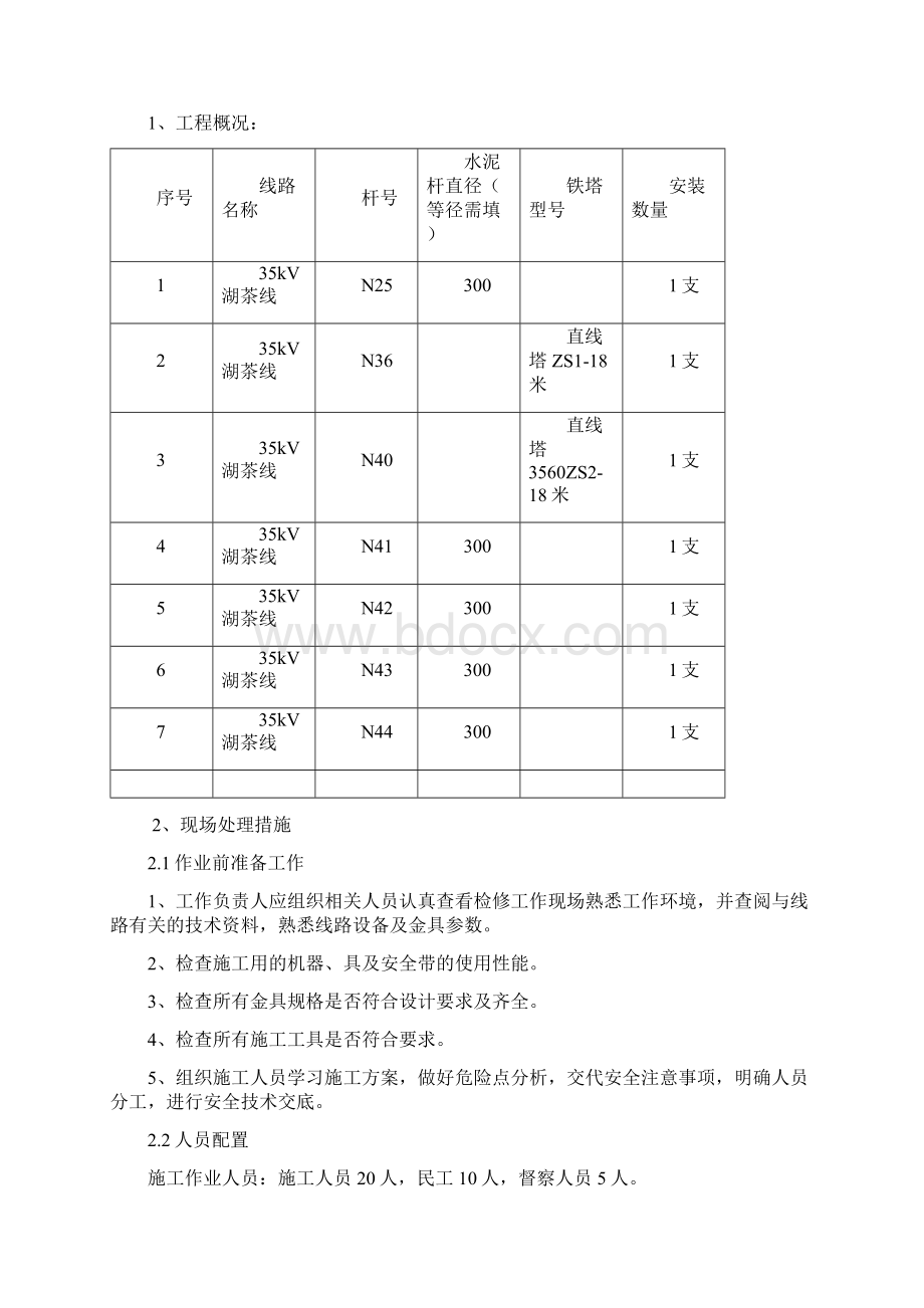 35kV湖茶线接闪器安装Word下载.docx_第2页