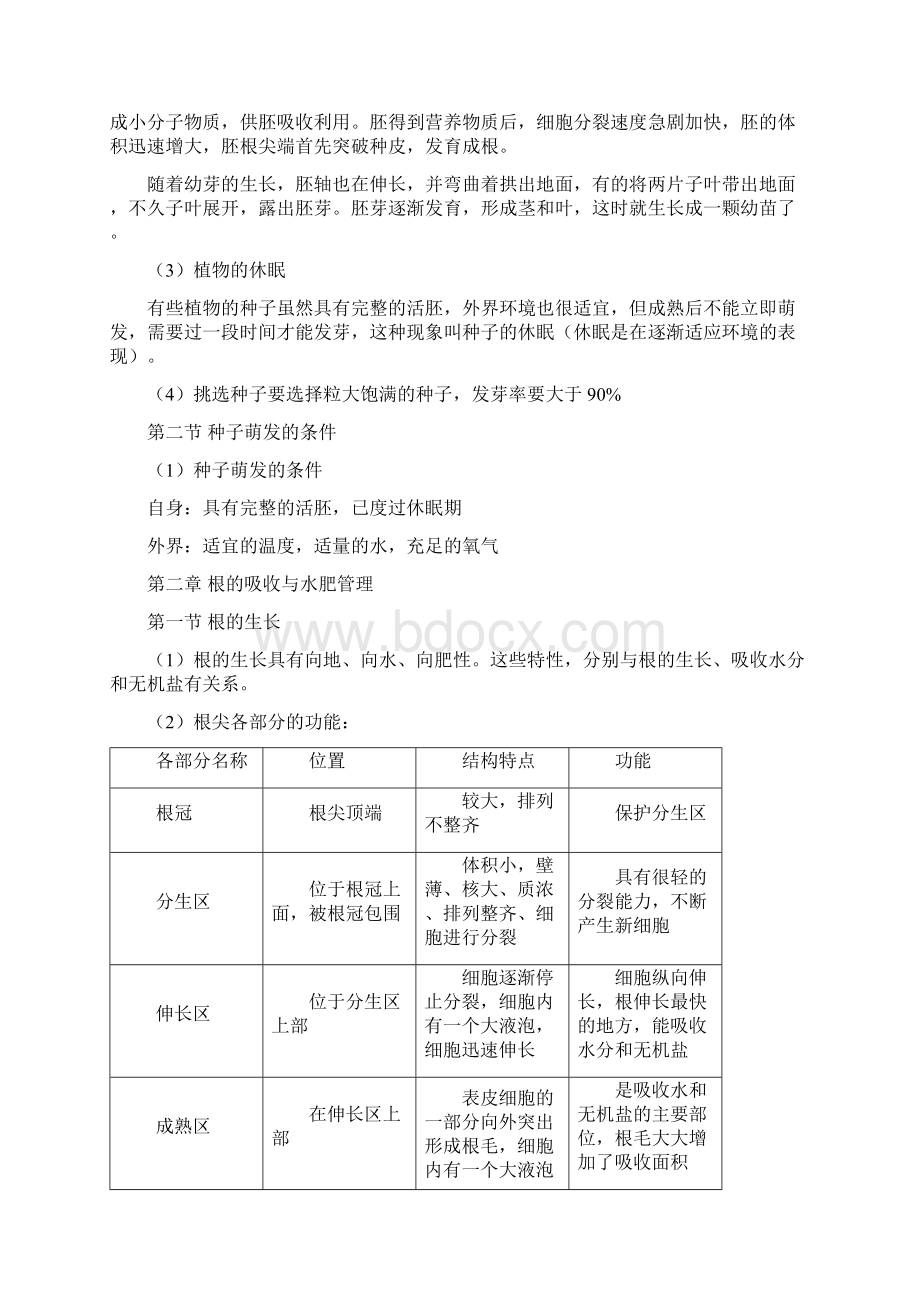 八年级上册生物知识点汇总冀少版.docx_第2页