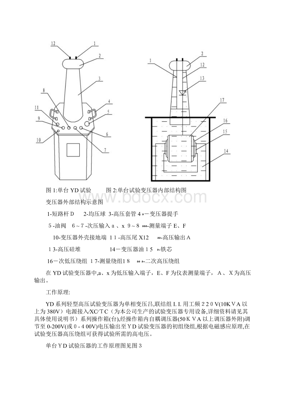 YD系列轻型交直流高压试验变压器使用说明书.docx_第2页