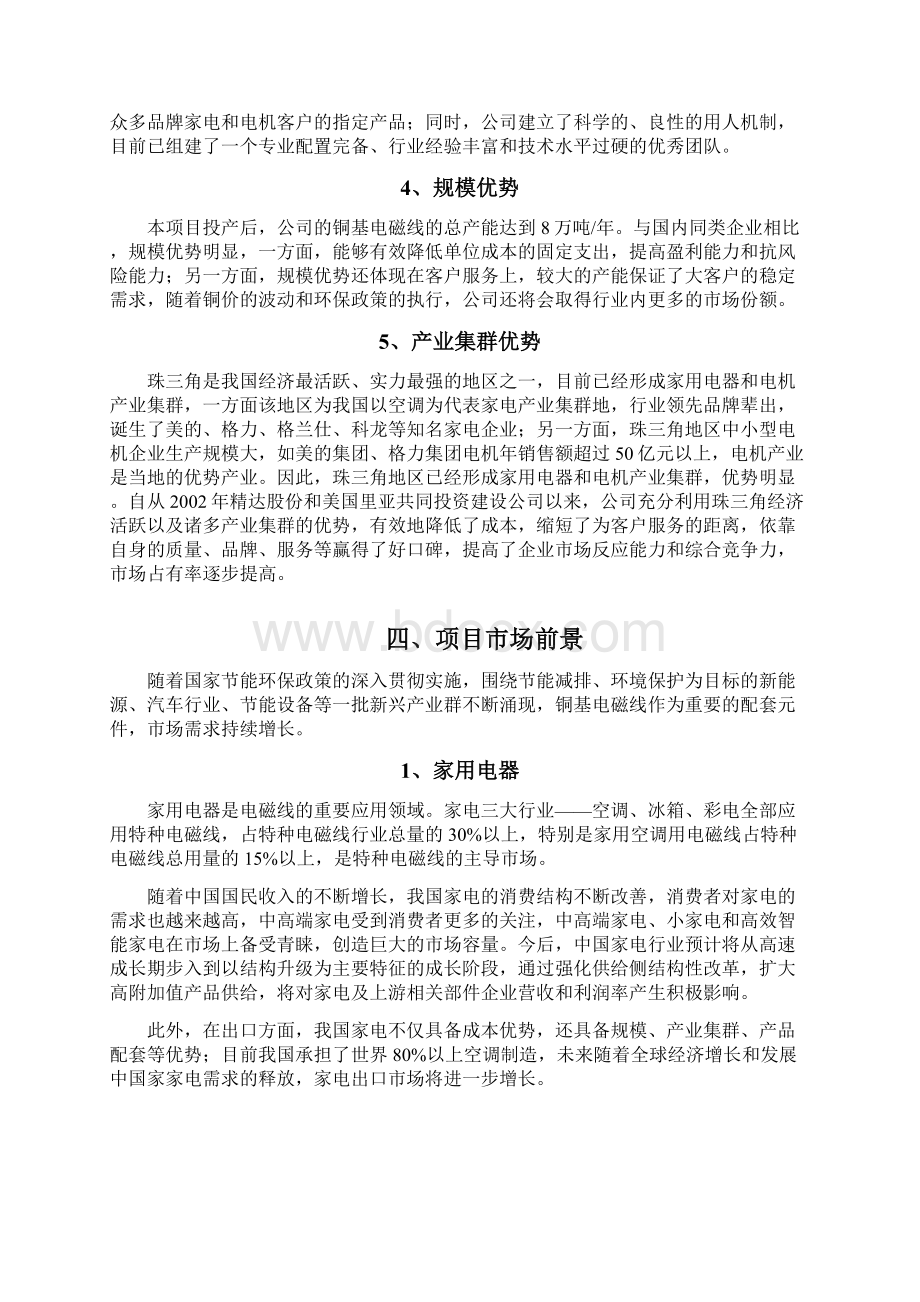 高性能铜基电磁线转型升级项目可行性研究报告Word下载.docx_第3页