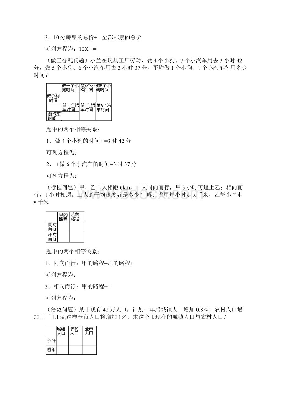 二元一次方程组实际问题应用题分类精选精讲文档格式.docx_第3页