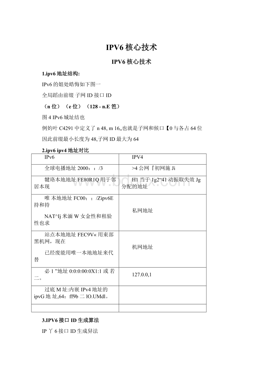 IPV6核心技术Word格式.docx_第1页