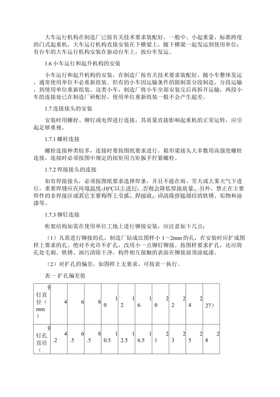 门式起重机安装工艺规程Word下载.docx_第3页