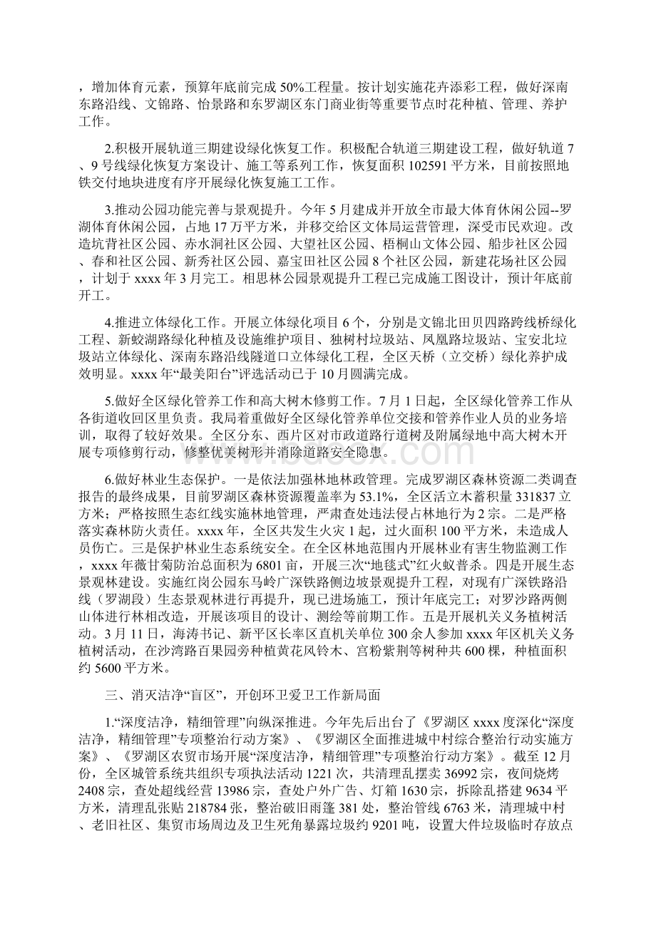 城管总结罗湖区城管局xxxx年工作总结.docx_第2页