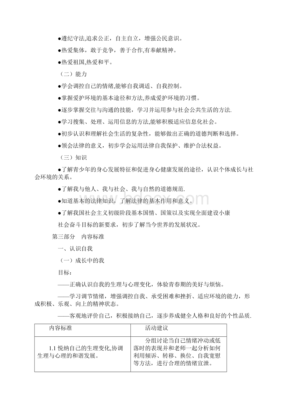 完整思想品德课程版Word格式.docx_第3页