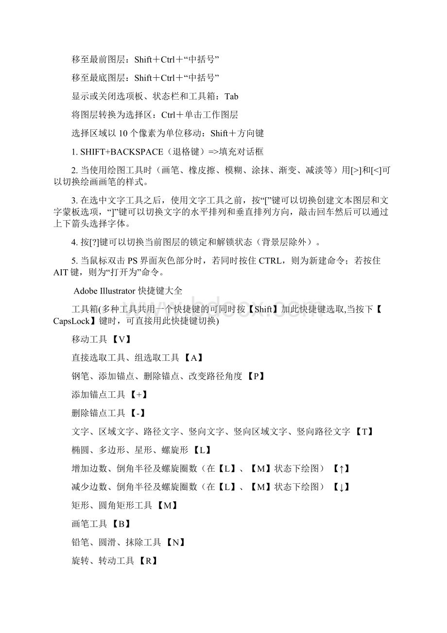 PSAICDFH常用热键及快捷键大全.docx_第2页