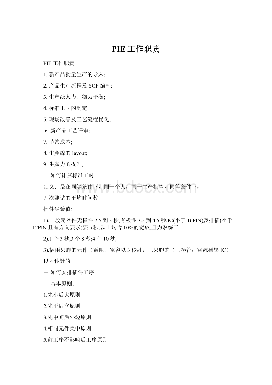 PIE工作职责.docx_第1页