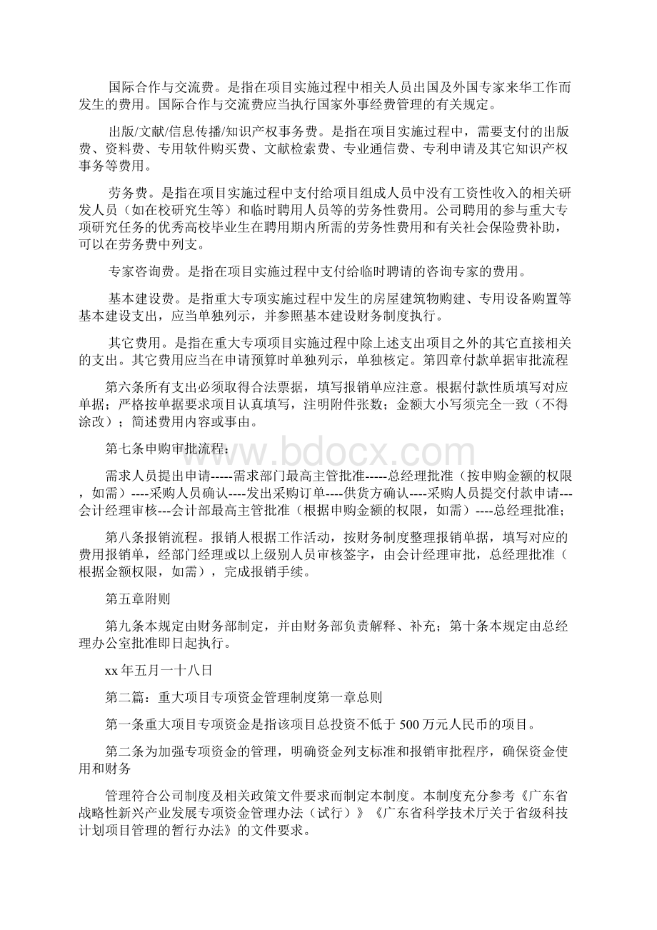 《重大项目专项资金管理制度》.docx_第2页