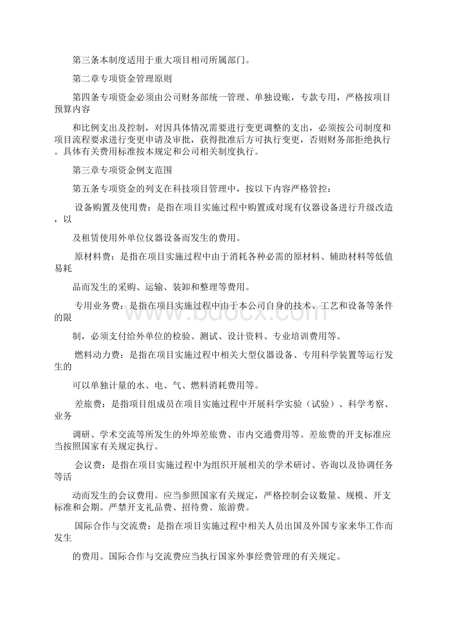 《重大项目专项资金管理制度》.docx_第3页