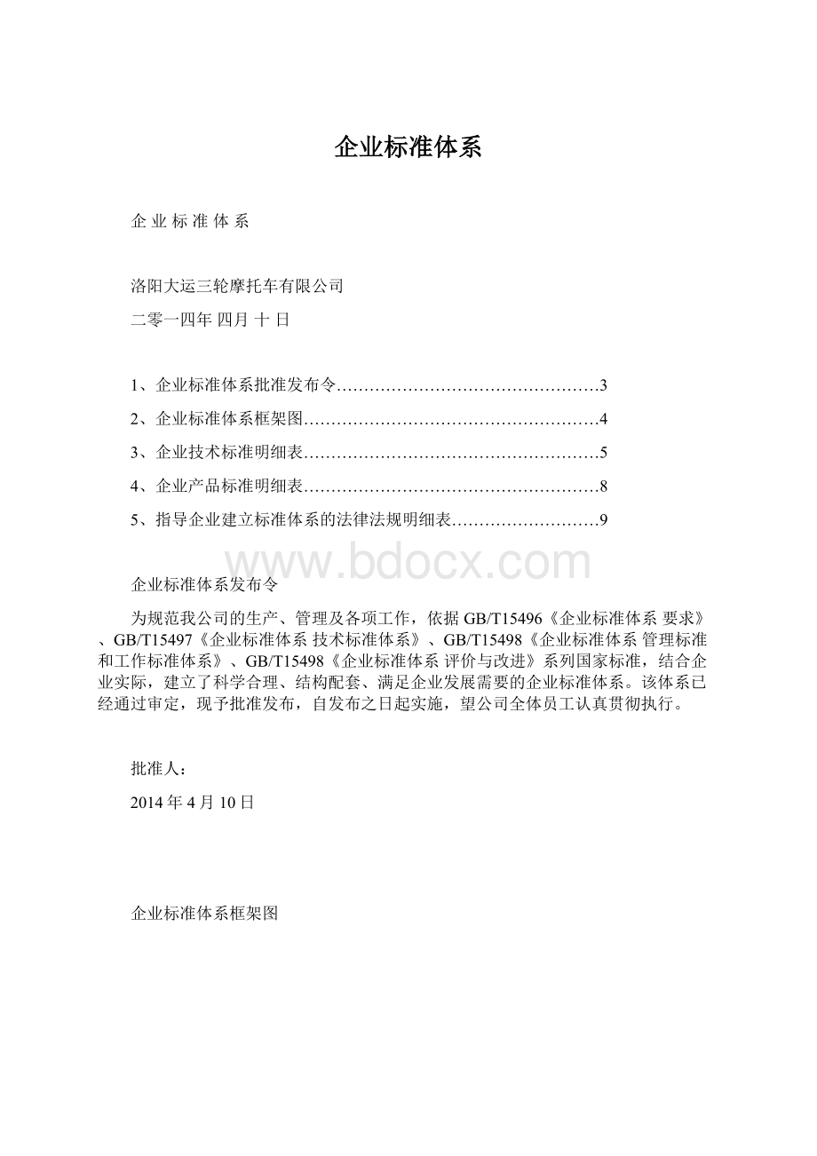 企业标准体系.docx_第1页