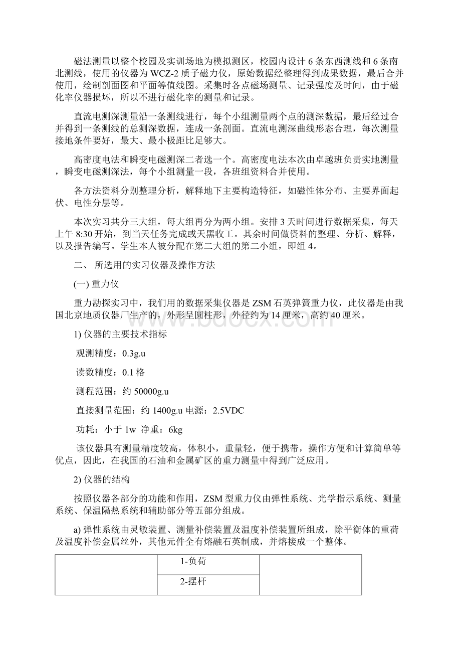 中国石油大学华东普通物探实习报告.docx_第2页