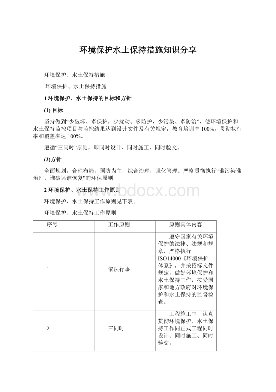 环境保护水土保持措施知识分享.docx