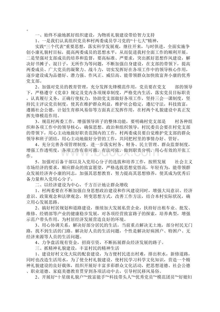 村支书记年度述职报告.docx_第3页