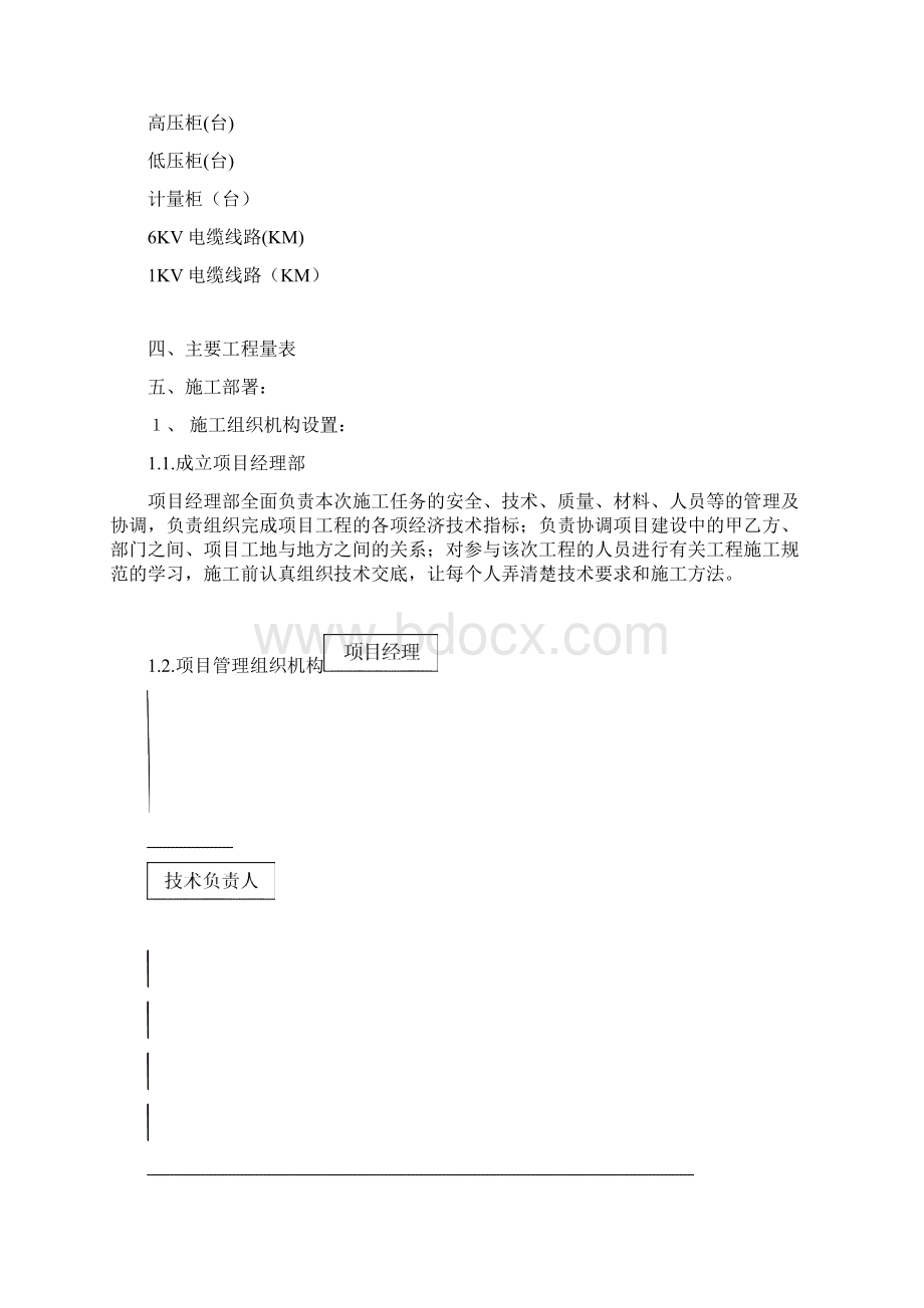 xx小区供配电工程施工组织设计.docx_第2页