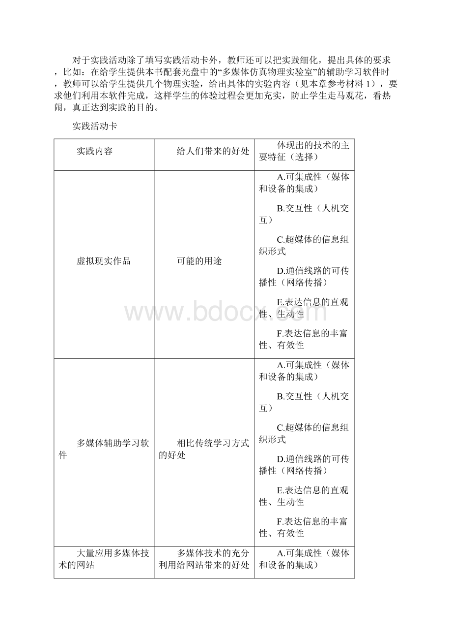 《多媒体技术应用》教学设计全套Word文档下载推荐.docx_第3页