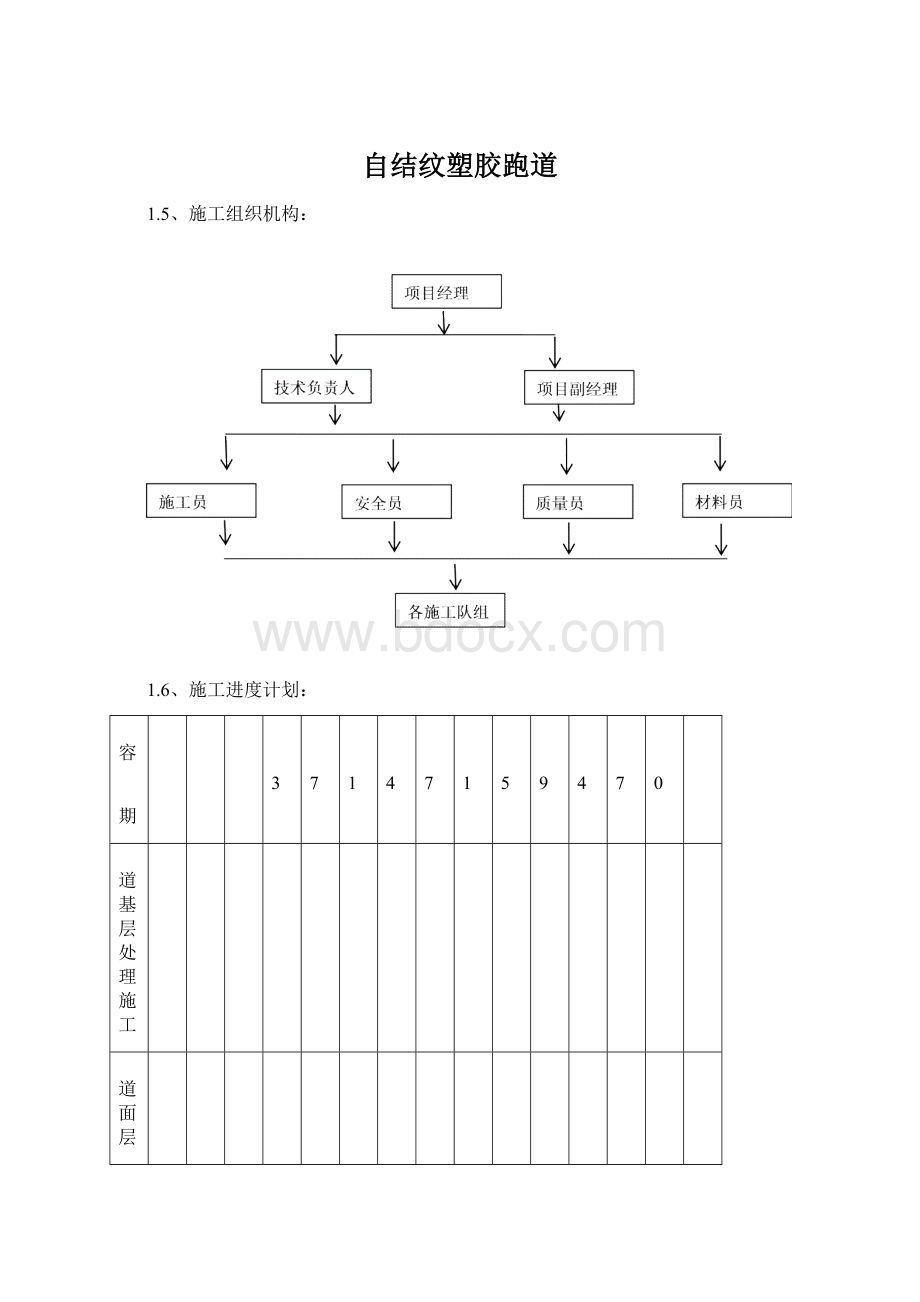 自结纹塑胶跑道Word格式.docx