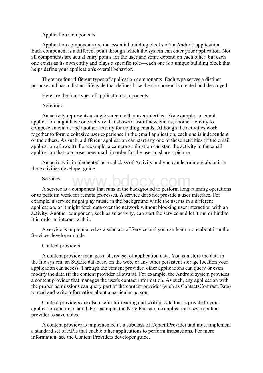 外文翻译AndroidApplicationFundamentals.docx_第2页