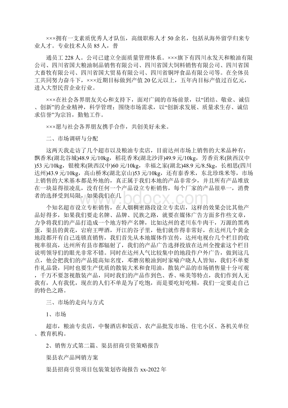 活动方案 渠县农产品网销方案.docx_第2页