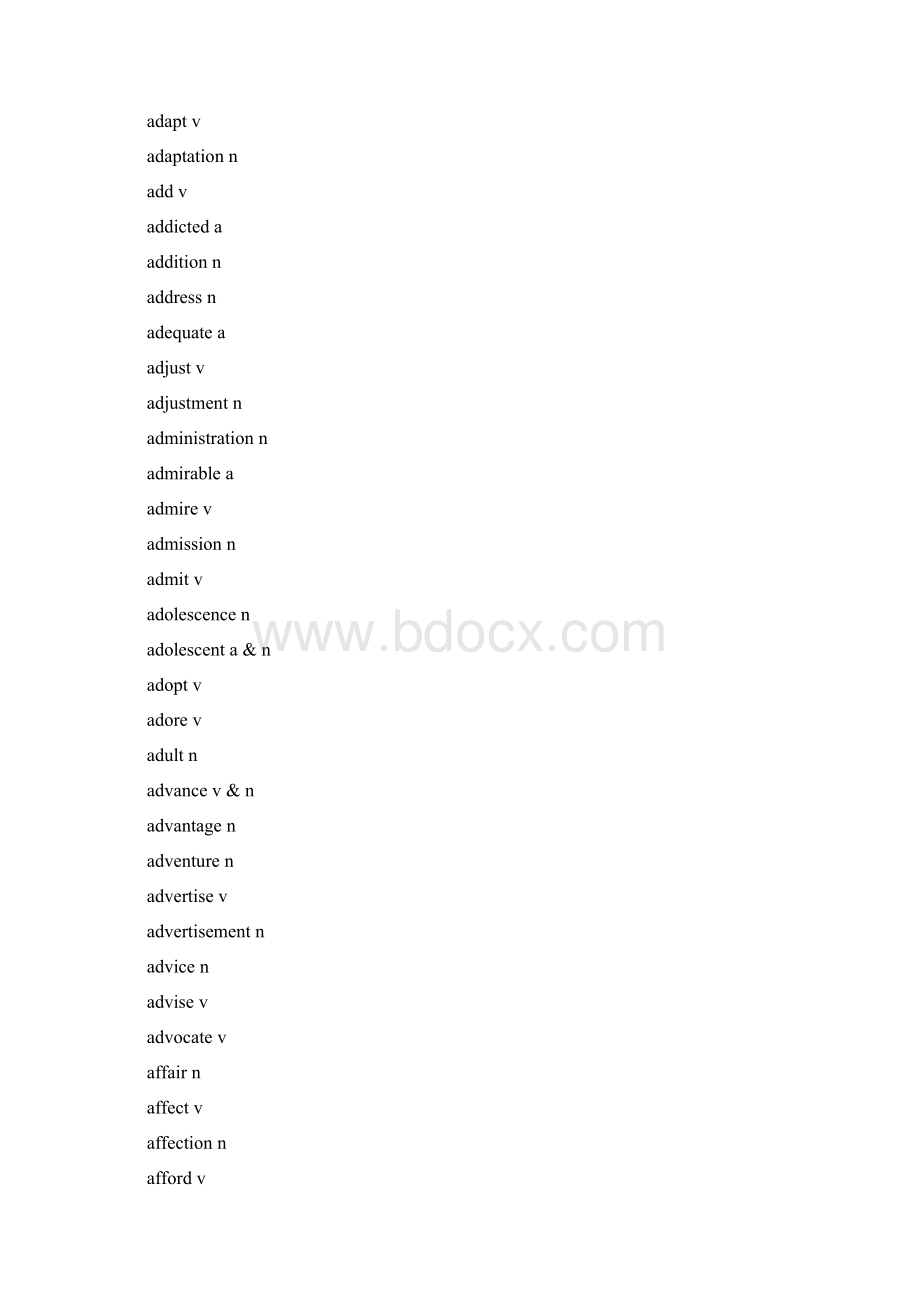 整理最新英语高考考纲词汇表精校默写版doc文档格式.docx_第3页