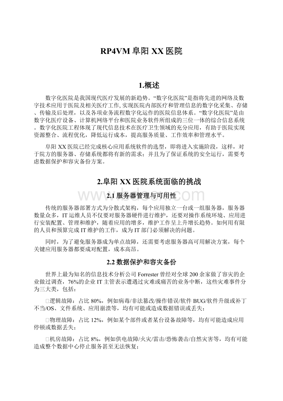 RP4VM阜阳XX医院Word格式文档下载.docx