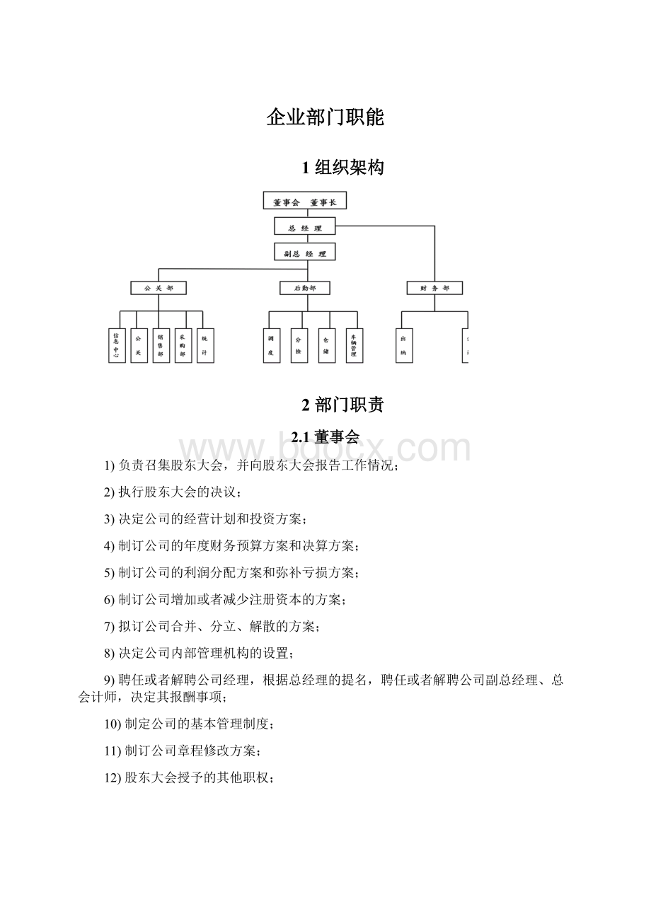 企业部门职能.docx_第1页