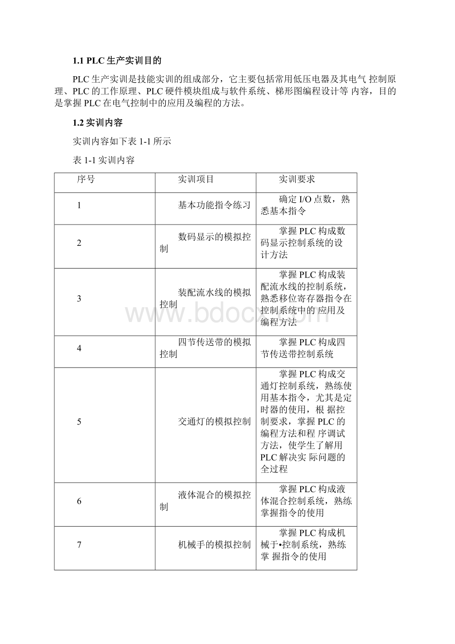 完整版plc生产实习报告.docx_第3页