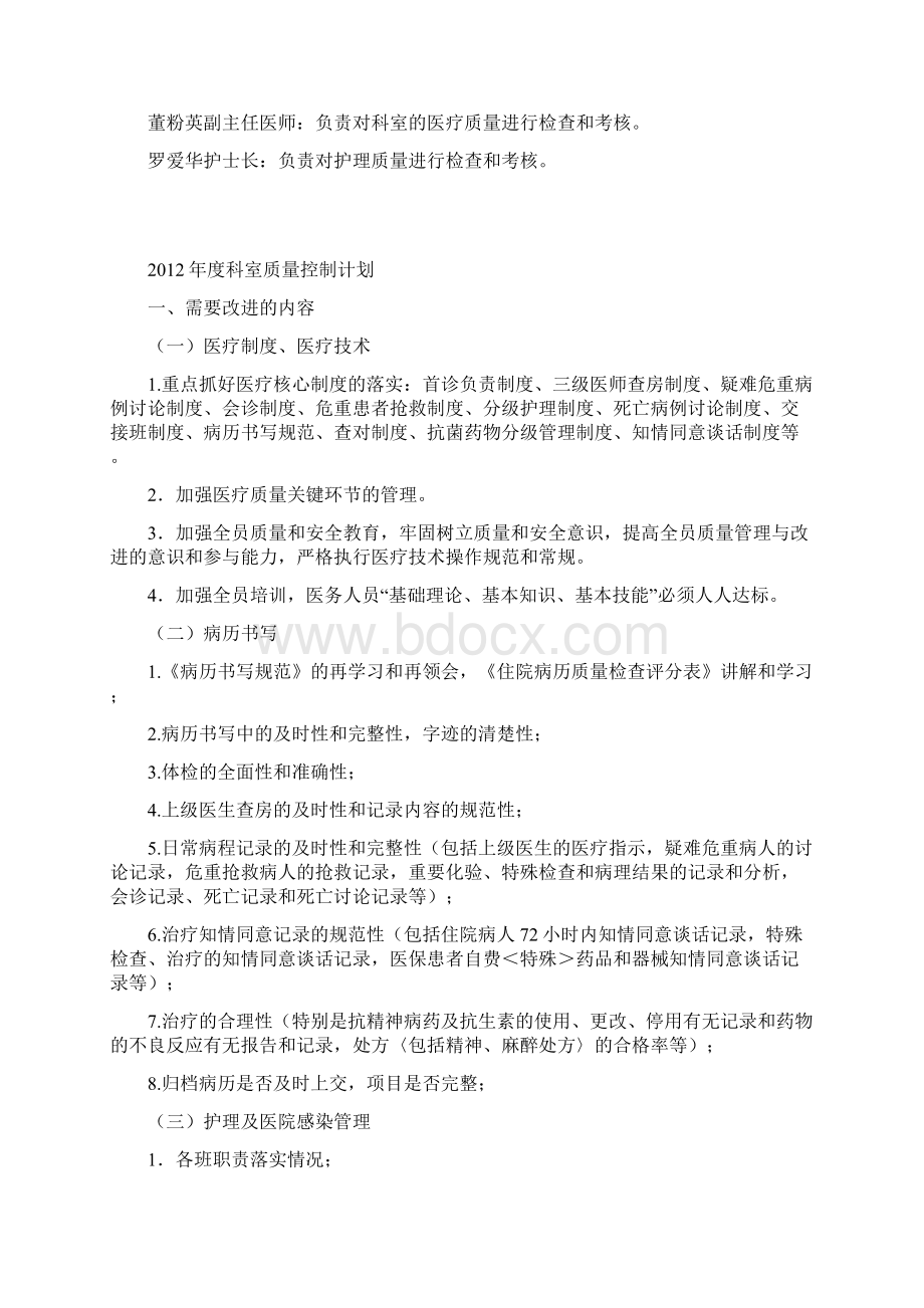 医疗质量管理与持续改进工作记录.docx_第2页