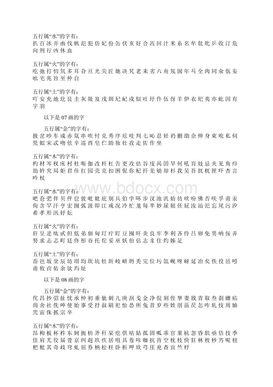 康熙字典起名笔画查询.docx_第3页