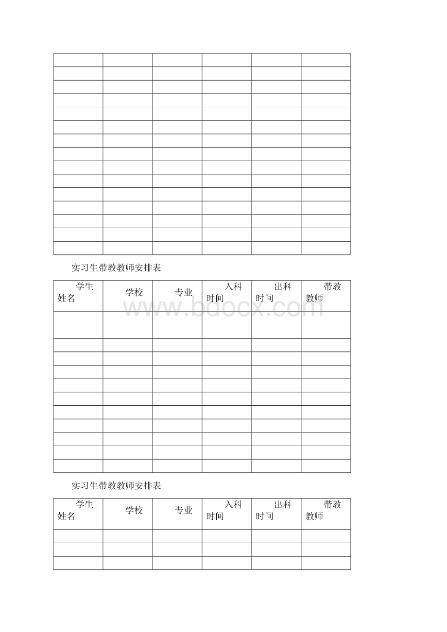 实习带教记录本Word格式文档下载.docx_第3页