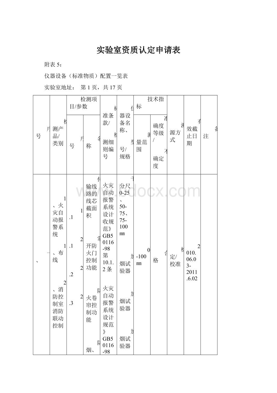 实验室资质认定申请表.docx_第1页