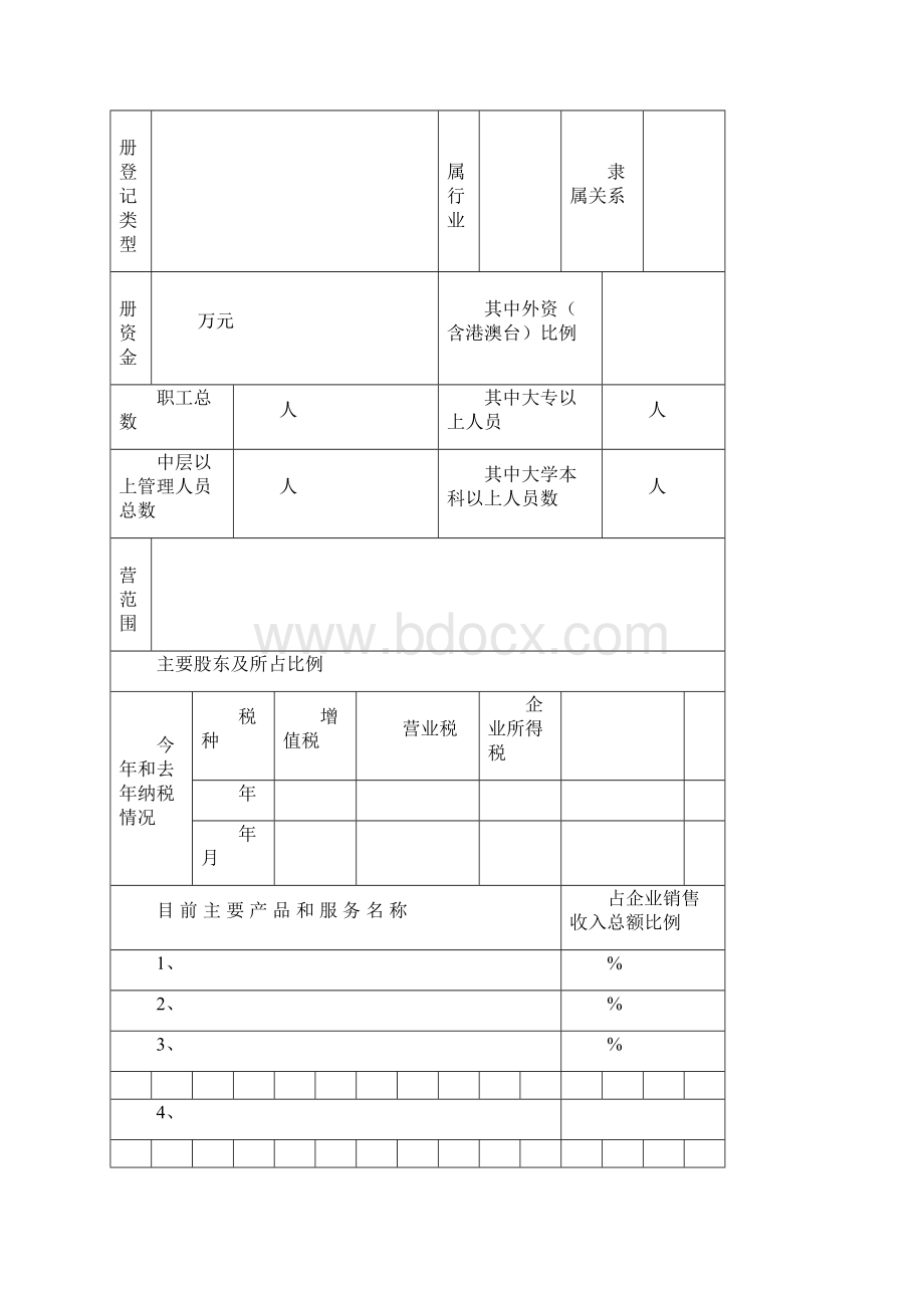 担保项目申请书担保项目申报书范本.docx_第3页