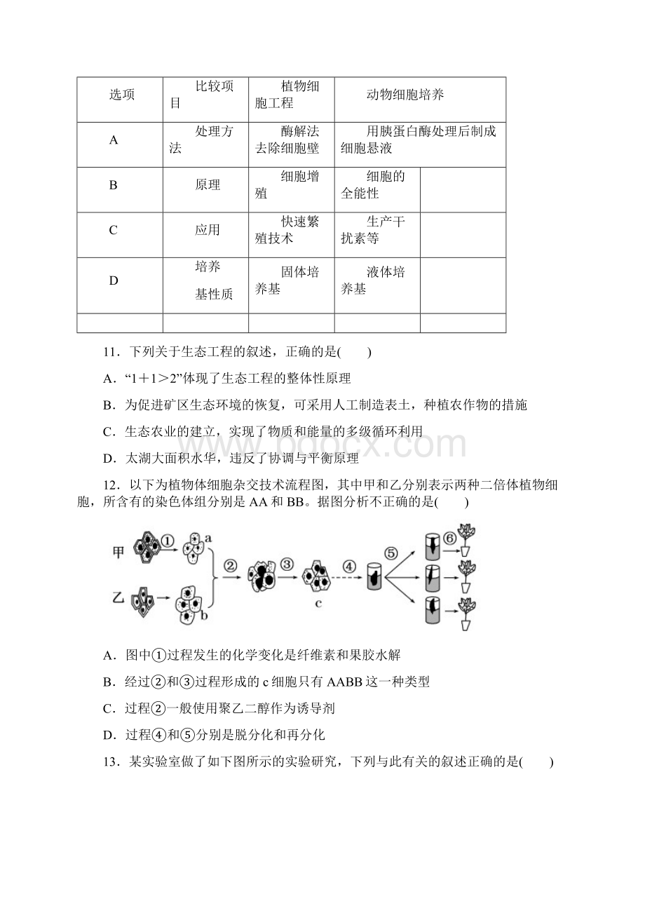 高中生物选修3模块训练一 0415.docx_第3页