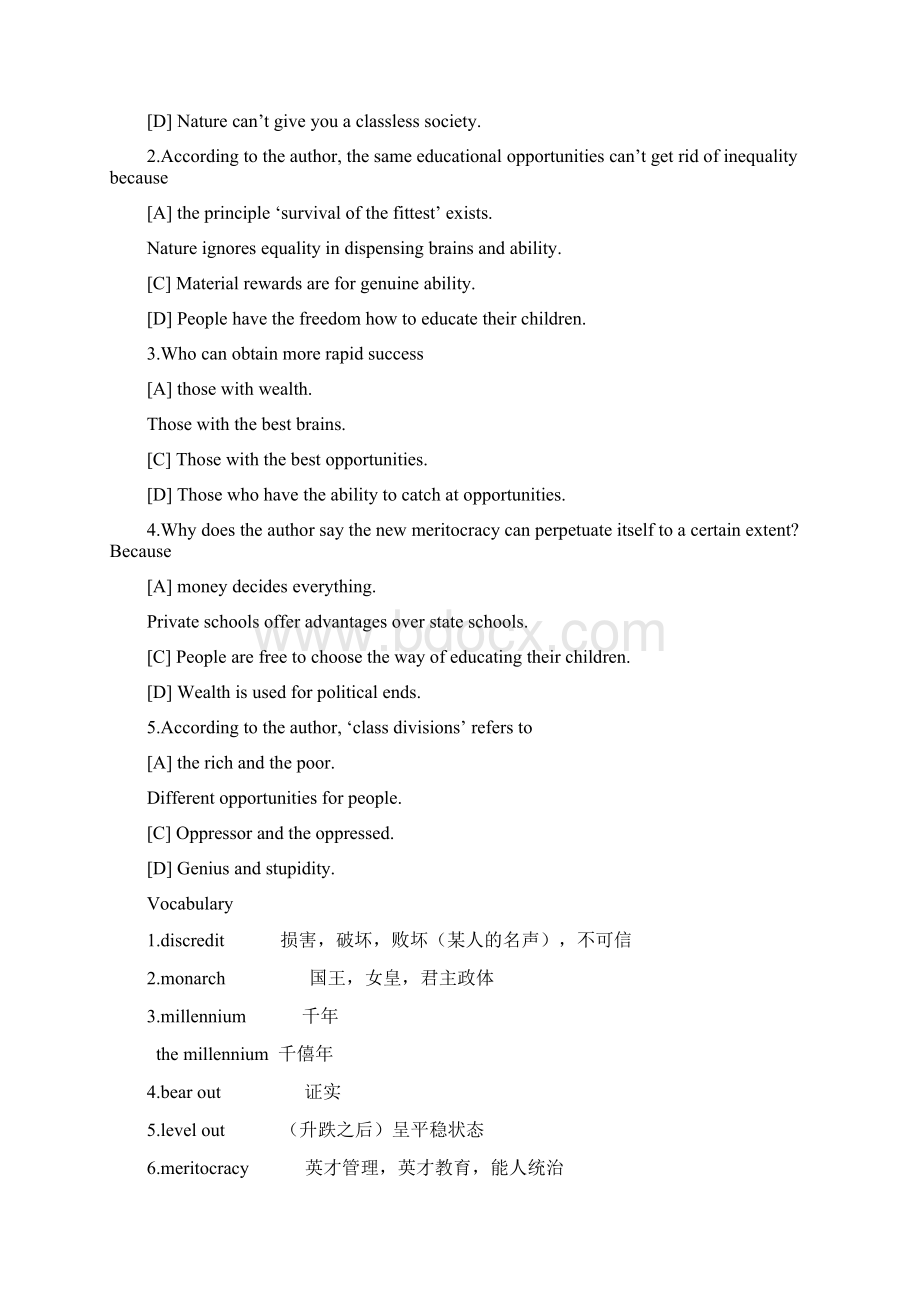 高考英语阅读理解课堂练学案十.docx_第2页