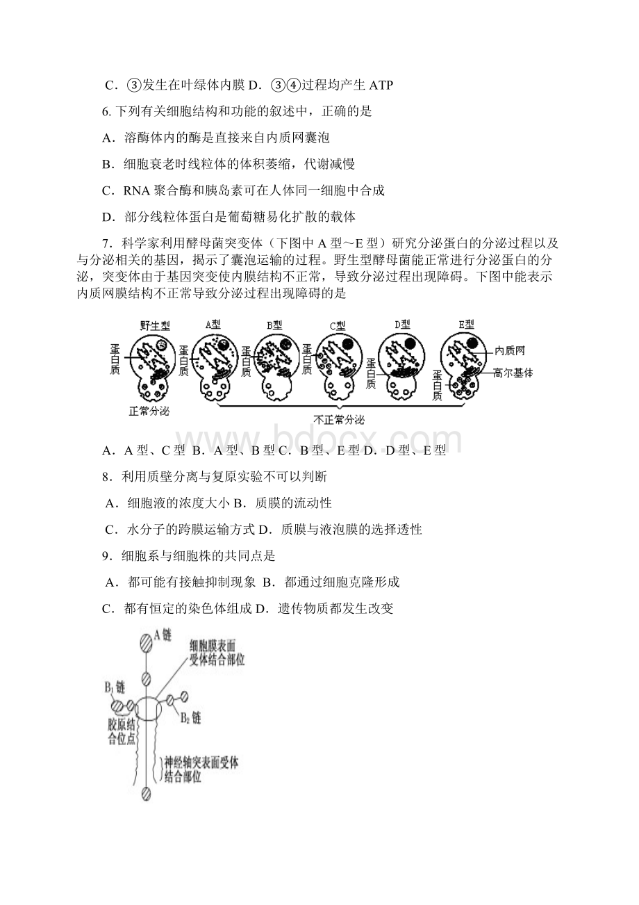 浙江省金丽衢十二校届高三联考生物.docx_第2页