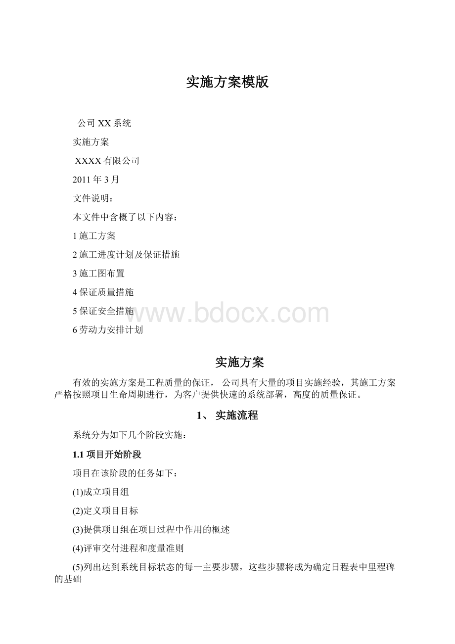 实施方案模版.docx